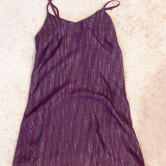 Francesca's Purple Sparkly Dress - Picture 3 of 5